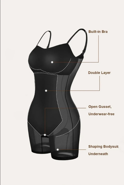 Contour Queen Shapewear Midi - Moachal